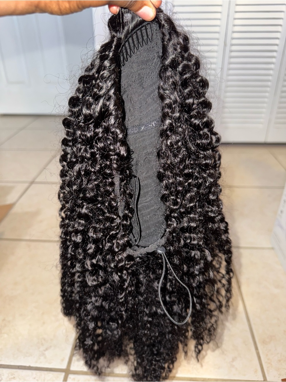 Half wig  Curly human- Women Hair